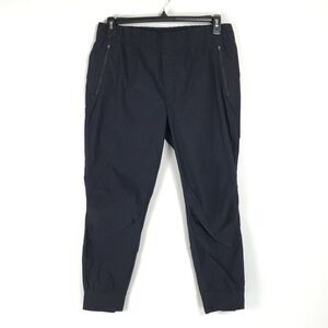 Eddie Bauer Jogger Pants Women's Plus Size 14 Black Stretch Pockets Outdoor Gym